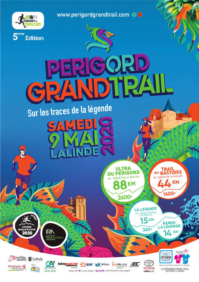 Affiche Périgord Grand Trail 2020