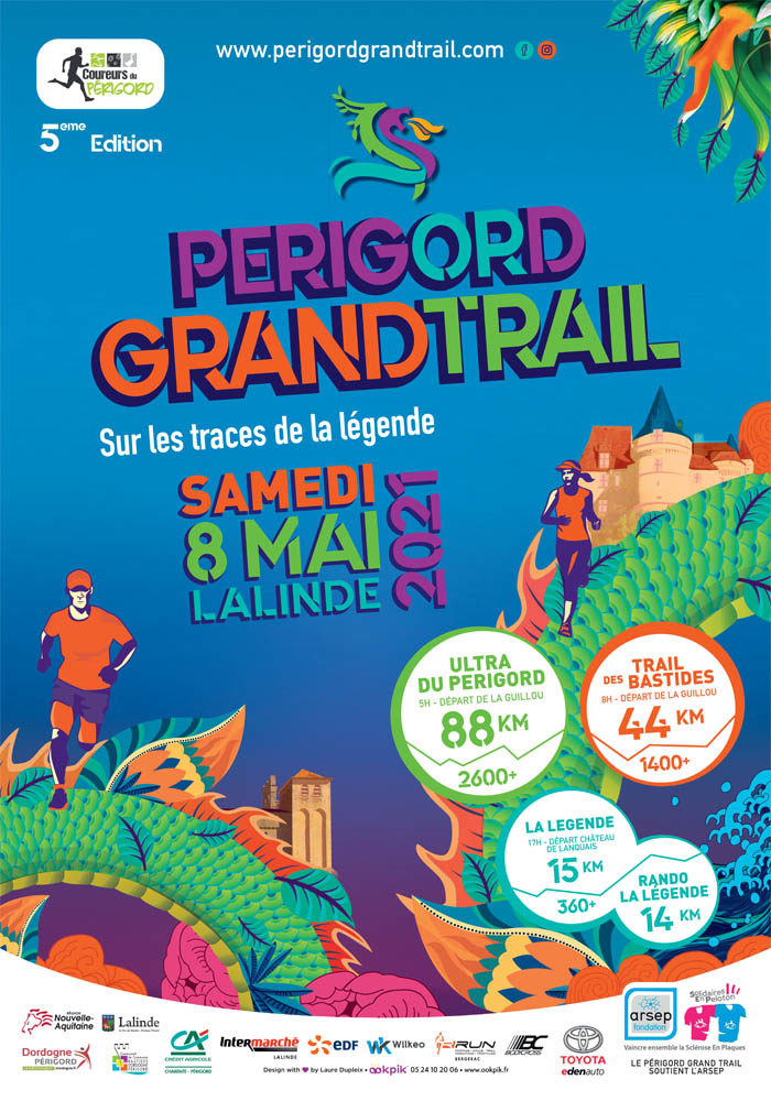 Affiche Périgord Grand Trail 2021